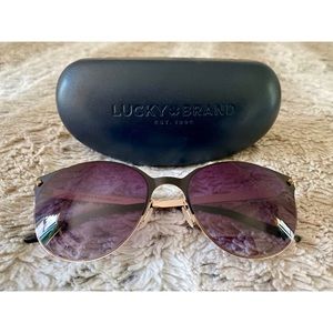LUCKY BRAND Sunglasses with Matching Hard Case